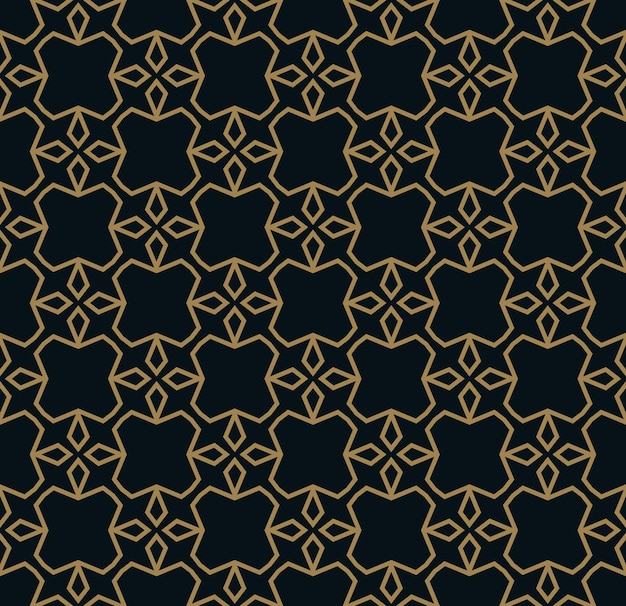 Patrón de ornamento de línea elegante de patrones sin fisuras para papel tapiz de fondo, envoltura de embalaje de impresión textil, etc.