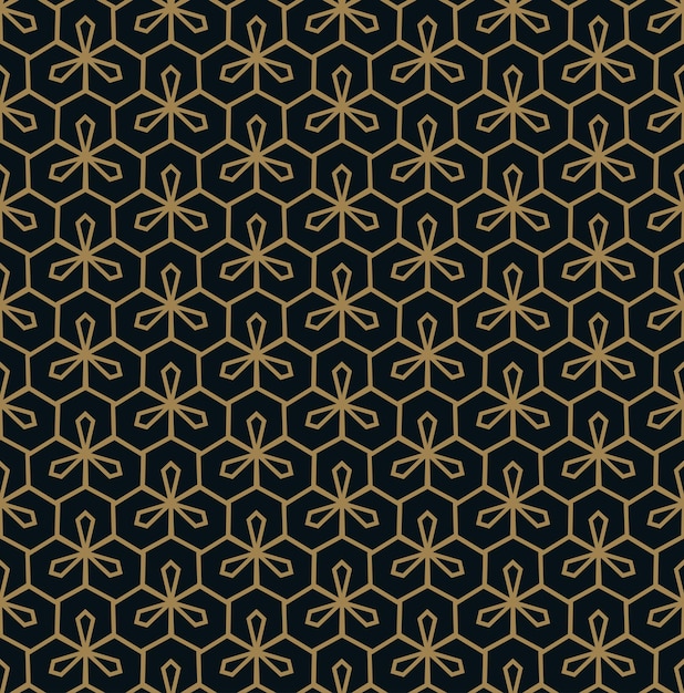 Patrón de ornamento de línea elegante de patrones sin fisuras para papel tapiz de fondo, envoltura de embalaje de impresión textil, etc.