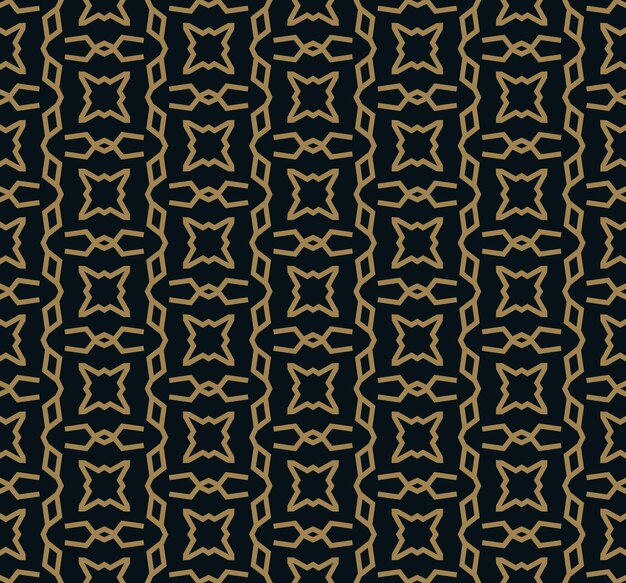 Patrón de ornamento de línea elegante de patrones sin fisuras para papel tapiz de fondo, envoltura de embalaje de impresión textil, etc.