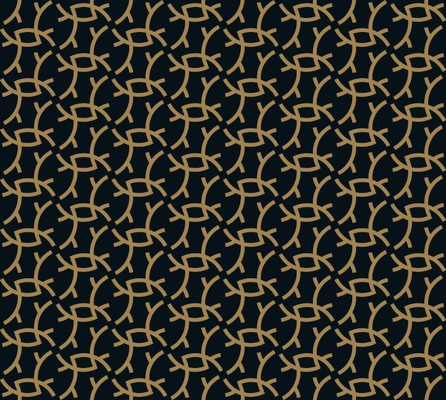 Patrón de ornamento de línea elegante de patrones sin fisuras para papel tapiz de fondo, envoltura de embalaje de impresión textil, etc.