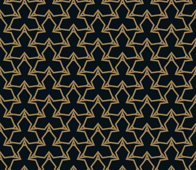 Patrón de ornamento de línea elegante de patrones sin fisuras para papel tapiz de fondo, envoltura de embalaje de impresión textil, etc.