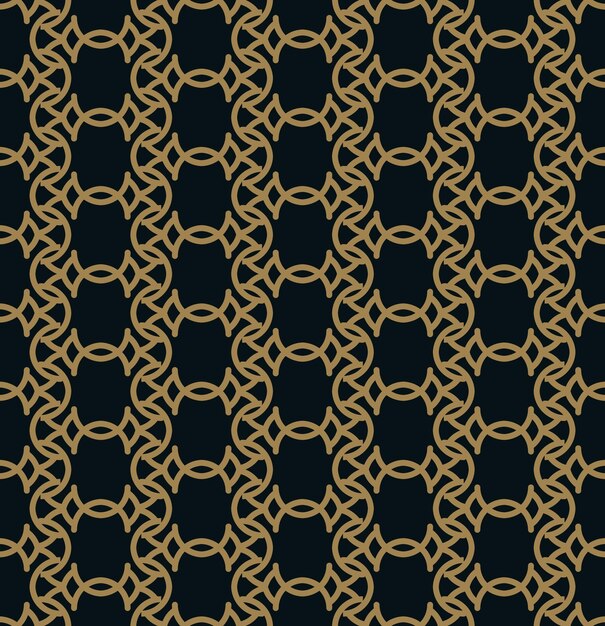 Patrón de ornamento de línea elegante de patrones sin fisuras para papel tapiz de fondo, envoltura de embalaje de impresión textil, etc.