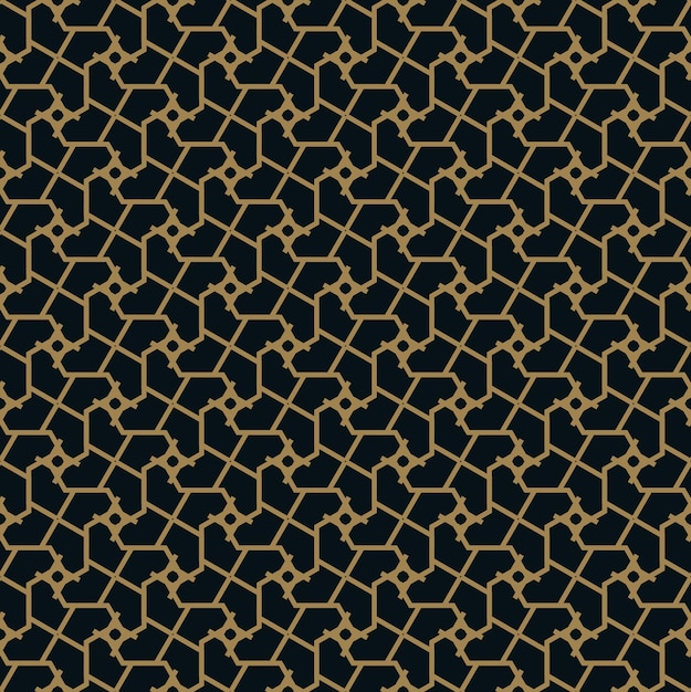 Patrón de ornamento de línea elegante de patrones sin fisuras para papel tapiz de fondo, envoltura de embalaje de impresión textil, etc.