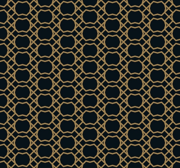 Patrón de ornamento de línea elegante de patrones sin fisuras para papel tapiz de fondo, envoltura de embalaje de impresión textil, etc.