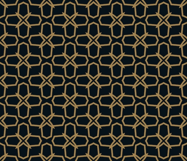 Patrón de ornamento de línea elegante de patrones sin fisuras para papel tapiz de fondo, envoltura de embalaje de impresión textil, etc.