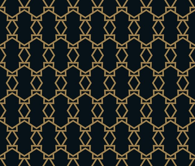 Patrón de ornamento de línea elegante de patrones sin fisuras para papel tapiz de fondo, envoltura de embalaje de impresión textil, etc.