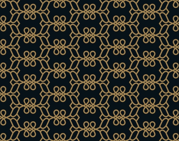 Patrón de ornamento de línea elegante de patrones sin fisuras para papel tapiz de fondo, envoltura de embalaje de impresión textil, etc.