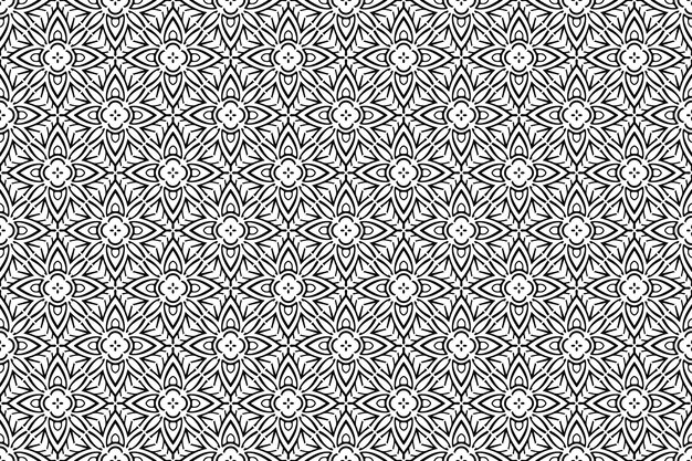 Patrón de ornamento de Mandala. Elementos decorativos vintage