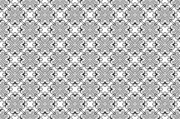 Patrón de ornamento de Mandala. Elementos decorativos vintage
