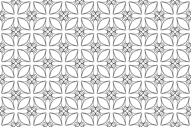 Patrón de ornamento de Mandala. Elementos decorativos vintage