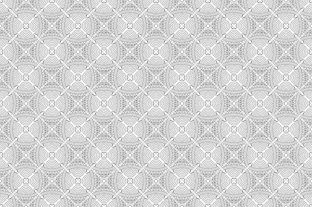 Patrón de ornamento de Mandala. Elementos decorativos vintage