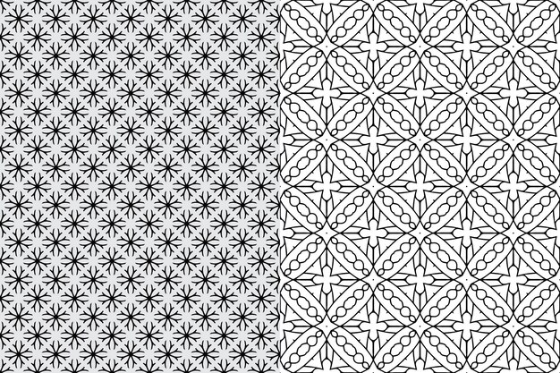 Patrón de ornamento de Mandala. Elementos decorativos vintage