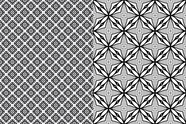 Patrón de ornamento de Mandala. Elementos decorativos vintage