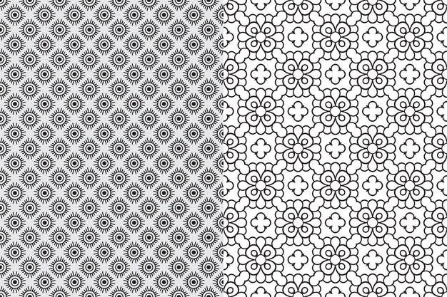 Patrón de ornamento de Mandala. Elementos decorativos vintage