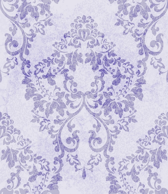 Patrón de ornamento violeta damasco