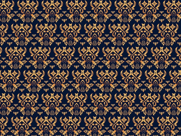 el patrón de oro y azul sobre un fondo azul