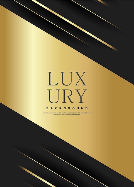 Patrón de oro de lujo Fondo de oro premium