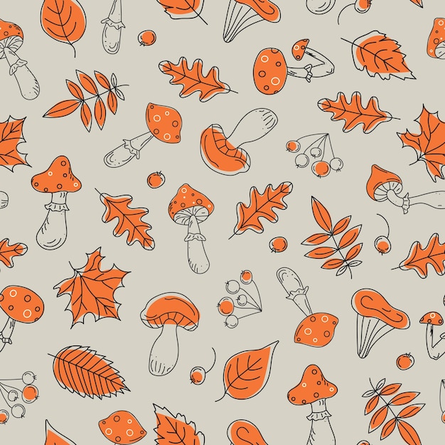 Patrón otoño conjunto