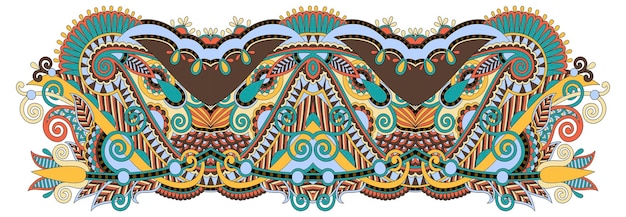 Patrón de paisley floral étnico indio