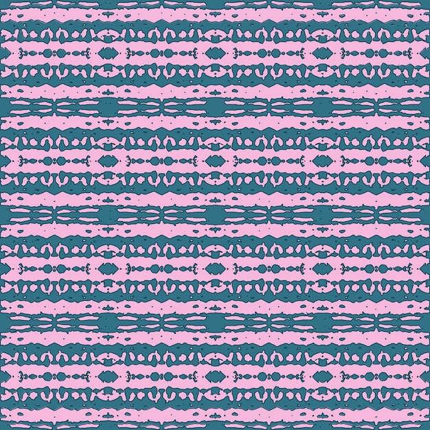 patrón de paisley ikat sin costuras sobre fondo negro