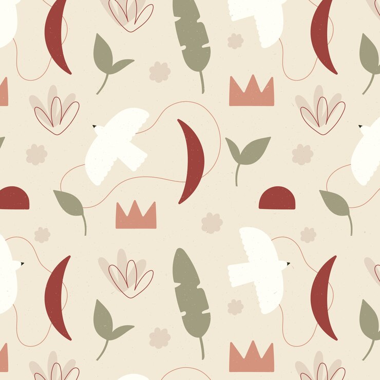 Vector patrón de paleta de colores apagados