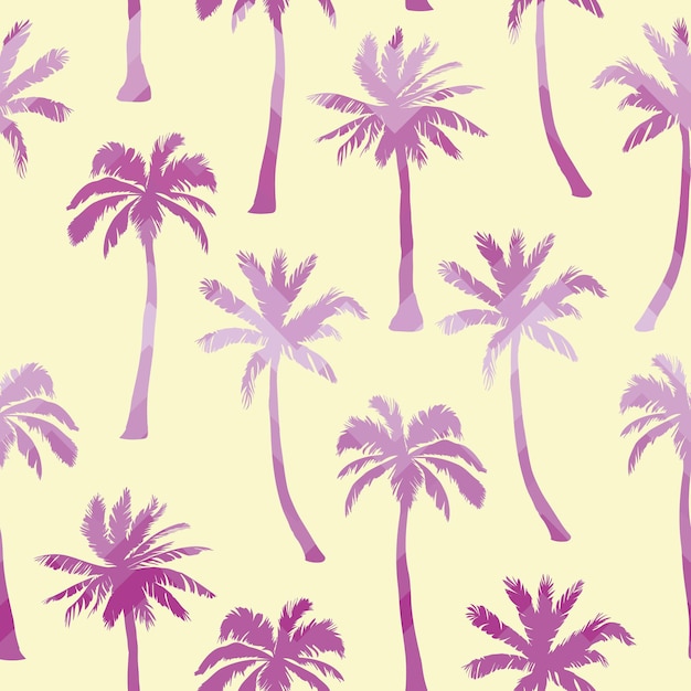 Patrón de palmera. texturas dibujadas a mano sin inconvenientes sobre un fondo exótico de moda. estampado textil natural. plantilla tropical moderna para web, tarjeta, cartel, afiche, portada, volante, invitación, folleto, pancarta.