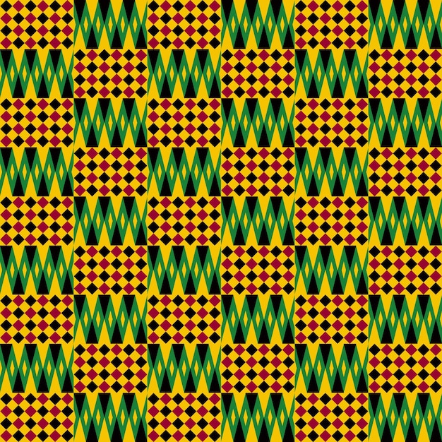 Patrón y papel digital transparente kente