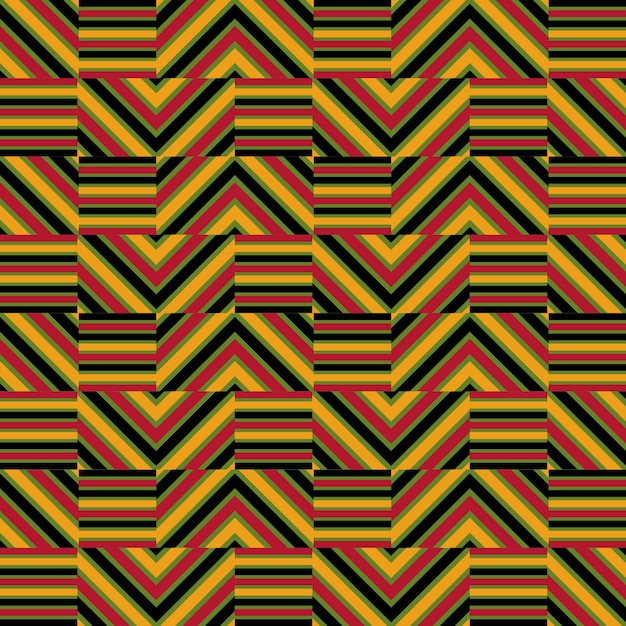 Patrón y papel digital transparente kente