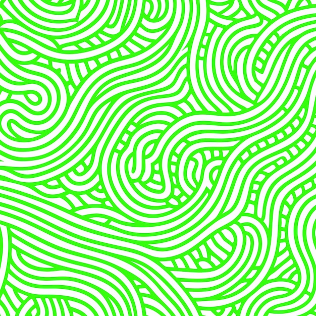 Patrón de papel pintado verde contemporáneo