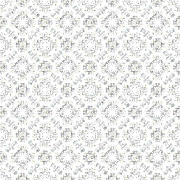 El patrón del papel viejo con las flores azules sobre un fondo blanco.