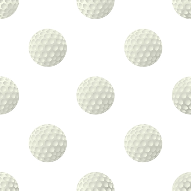 Patrón de pelota de golf textura de fondo sin costuras repetir papel tapiz vector geométrico