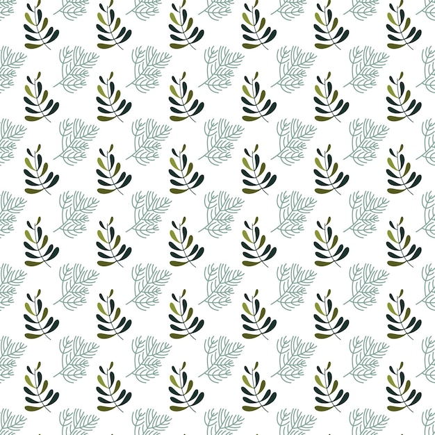 Patrón de pequeñas flores de invierno de vector libre