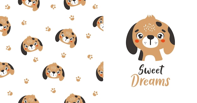 El patrón del perrito de los sueños dulces