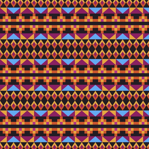 Patrón peruano de diseño plano