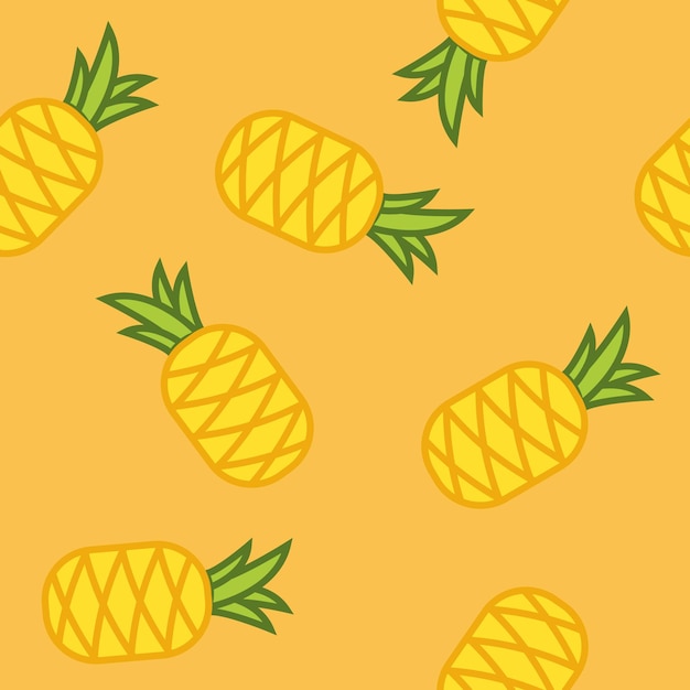 Patrón de piña sin costuras