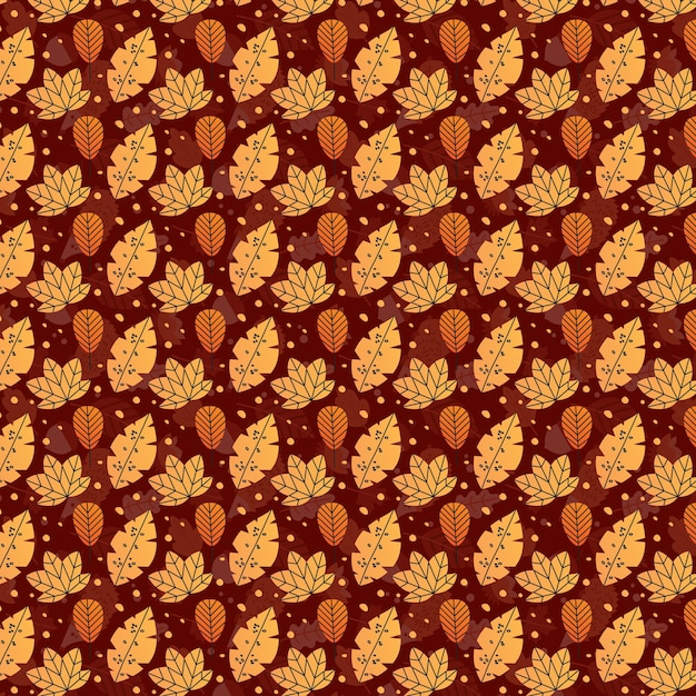 patrón de piñas en un fondo rojo