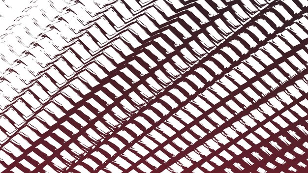 Patrón de pincel de línea zigzag roja imagen vectorial de fondo abstracta