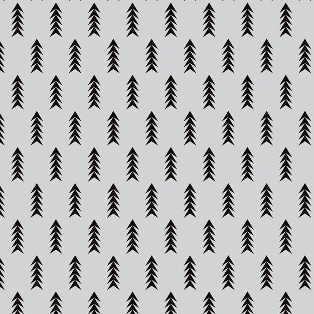 un patrón de pinos en un fondo gris