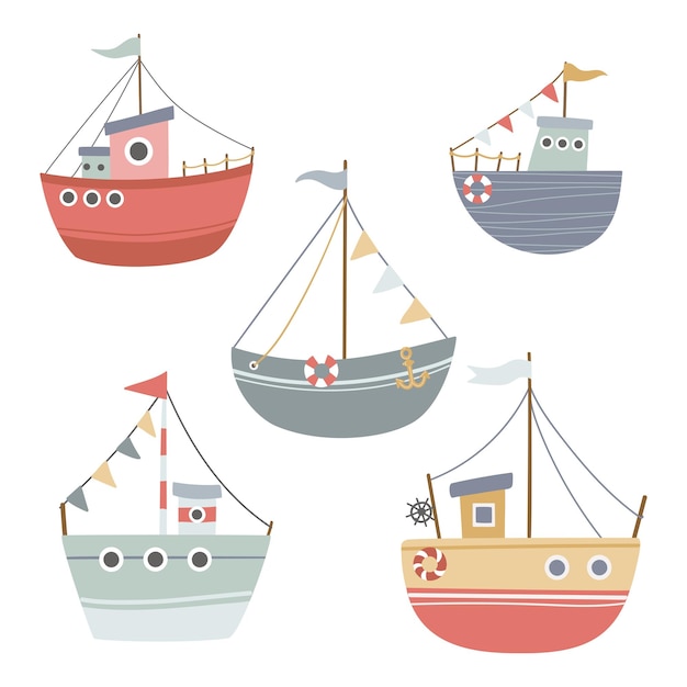 Patrón con piratas y elementos de diseño marino.
