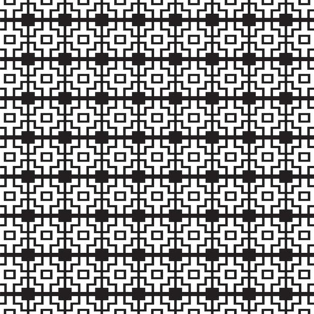 Patrón de píxeles aleatorios oscuros elemento de diseño de ilustración vectorial monocromática y Pixel Seamless