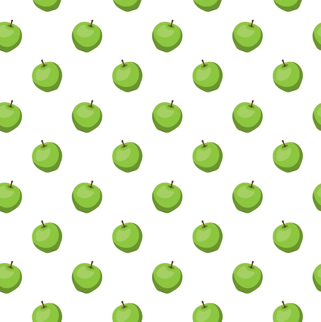 Patrón plano sin costuras de manzana en fondo blanco Papel de envoltura diseño de cartel de regalo cartel de cartel