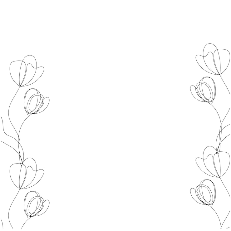 Vector patrón con plantas dibujadas a mano