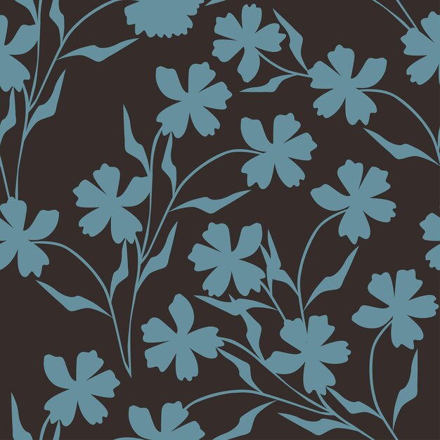 patrón pluma floral ditsy flor hermoso diseño botánico papel tapiz fondo abstracto