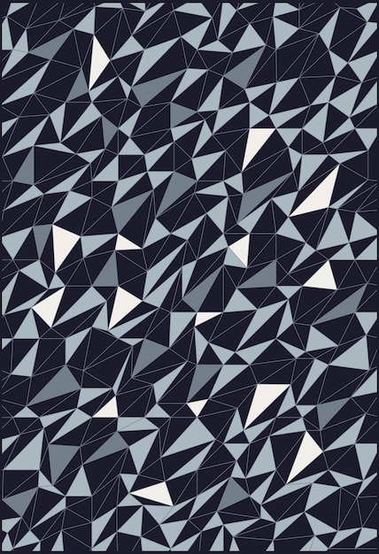 Patrón poligonal triangular Fondo abstracto Ilustración vectorial sin costuras