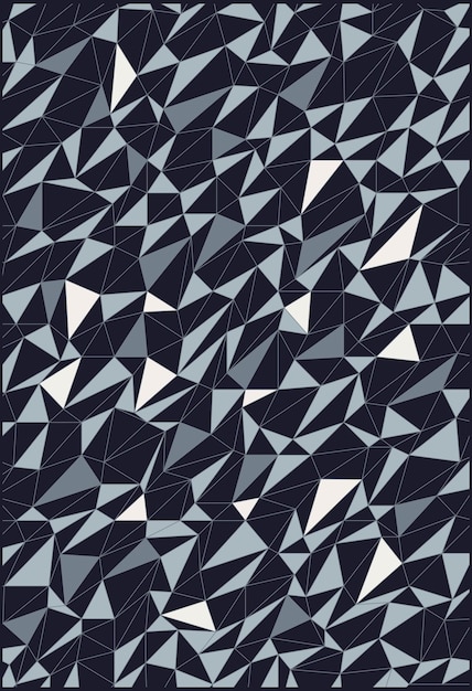 Vector patrón poligonal triangular fondo abstracto ilustración vectorial sin costuras