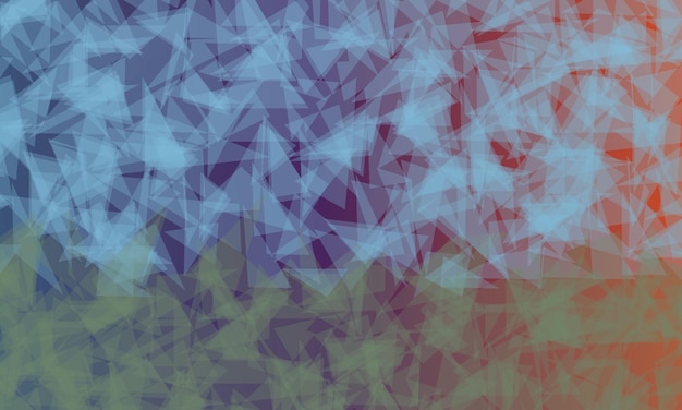 Patrón poligonal vectorial