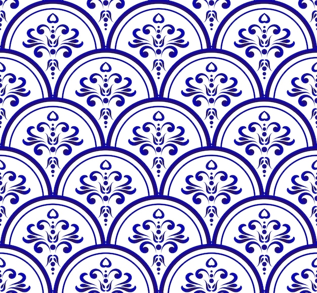 patrón de porcelana