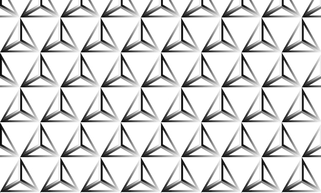Patrón de prisma triangular en 3D