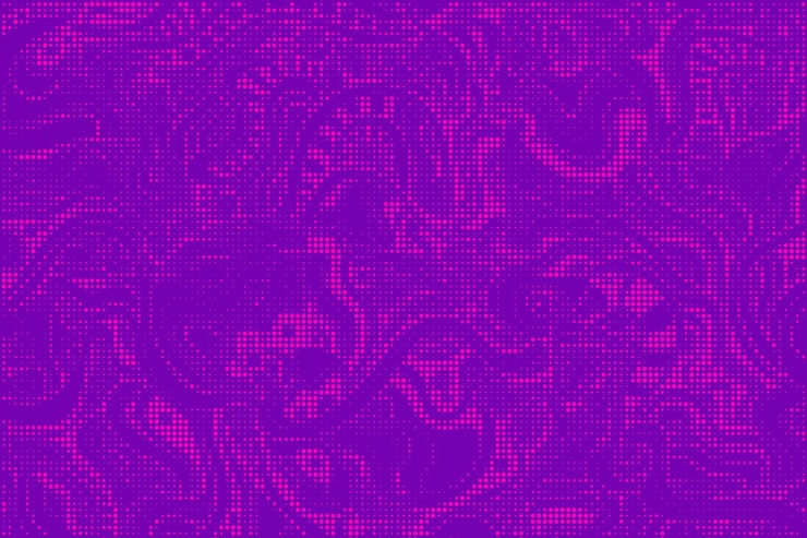 Vector patrón de punto de mitad superposición de textura de fondo grunge angustia vector lineal