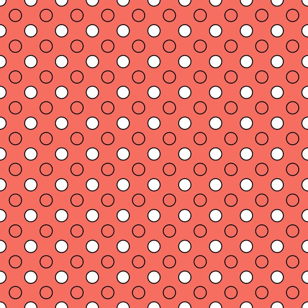 Patrón de puntos en color Coral vivo. Fondo geométrico abstracto. Color del año 2019.Ilustración de estilo lujoso y elegante.